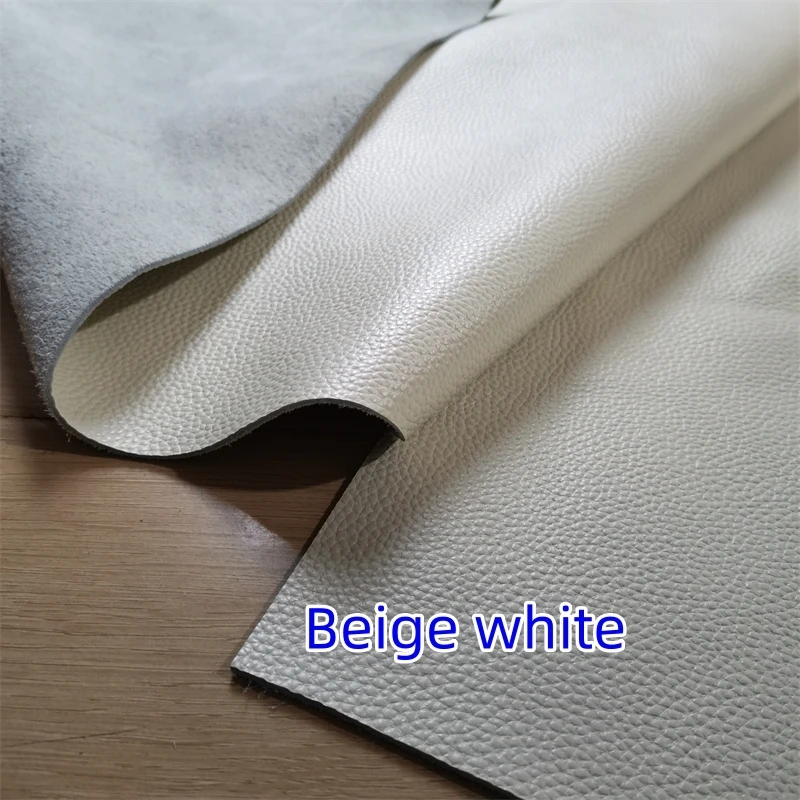 1.2/1.5mm Thickness Lychee Cowhide. Genuine Leather. First Layer Leather Fabric. Handmade DIY For Sofa. Bag. Full-Sheet Cutti