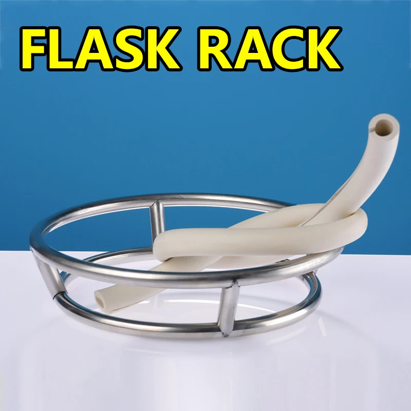 

Flask rack stainless steel disc 10L/20L/30L/50L Flask support rack Small medium large fixed iron rack