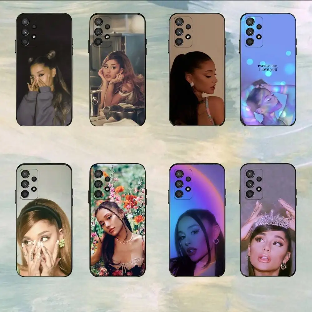 A-Ariana Singer Phone Case For Samsung Galaxy S9 S10 S21 S22 S23 S24 S25 S26 Ultra Plus Lite FE 4 Soft Silicone Smartphone Cover