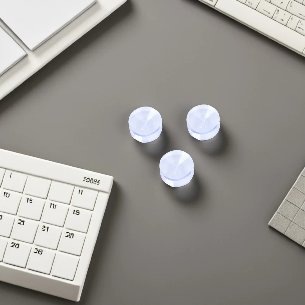 

16Pcs Transparent Glass Table Top Bumper Pads Soft Non Slip Cushion Pads Table Spacer for Anti Slide Protection