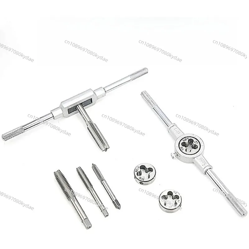40PCS Alloy Steel Tap and Die Set Metric SAE Inch Thread Cutter for Thread Repair Making