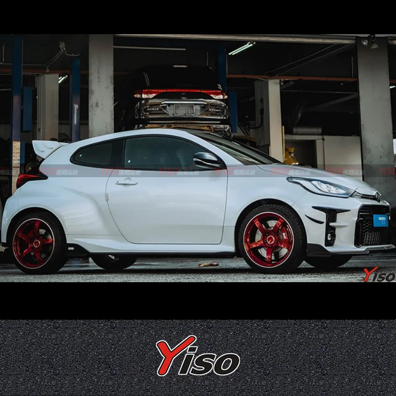 Suitable for YARIS GR MXPA12 TOMS Front Spoiler Modified Encirclement Carbon Fiber TOMS Front Lip view 4
