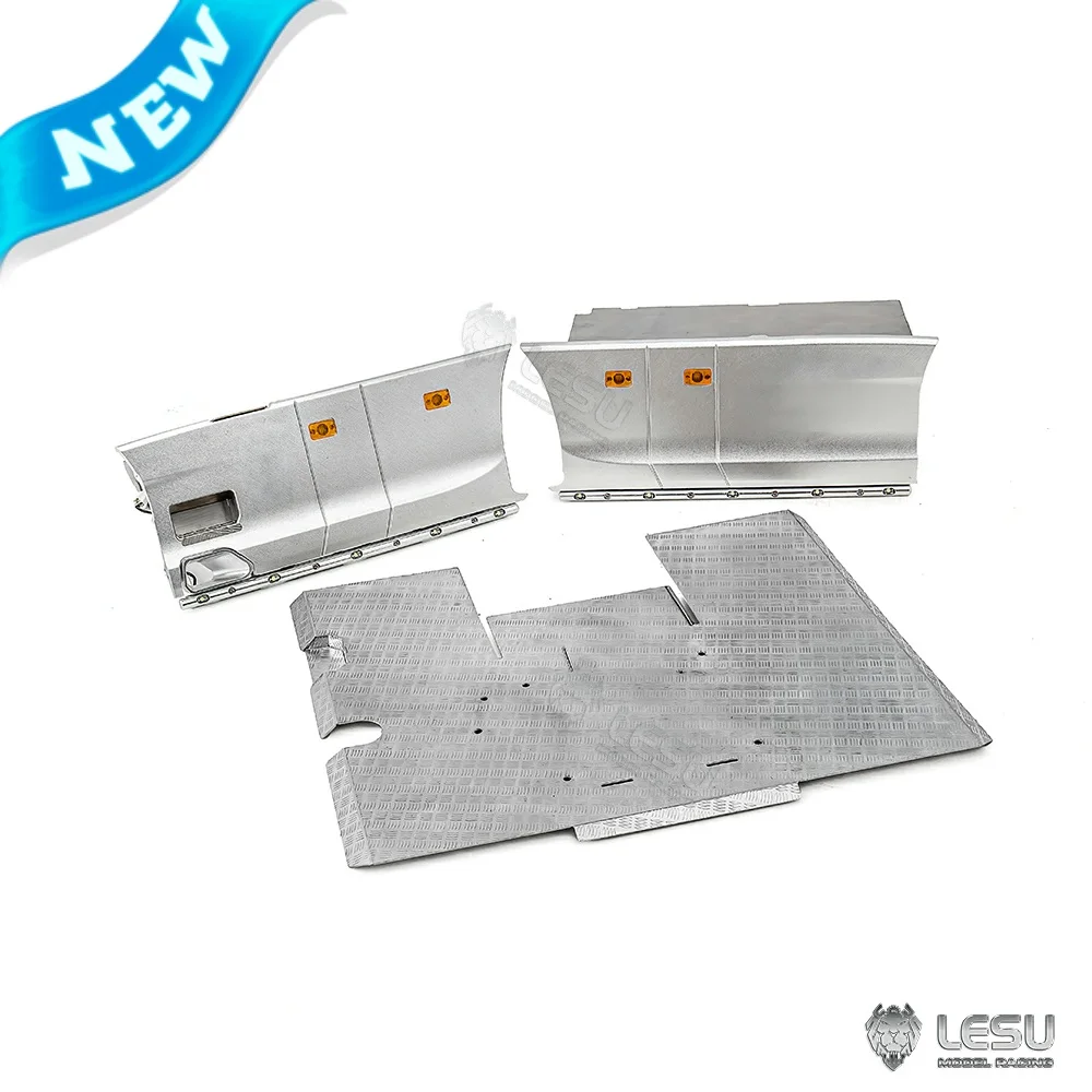 LESU1/14 RC Side skirt lamp board Side toolbox Anti-Slip plate for Tamiya Rc Truck Scania 770S 6X4 56368 8X4 56371 Upgrade Parts