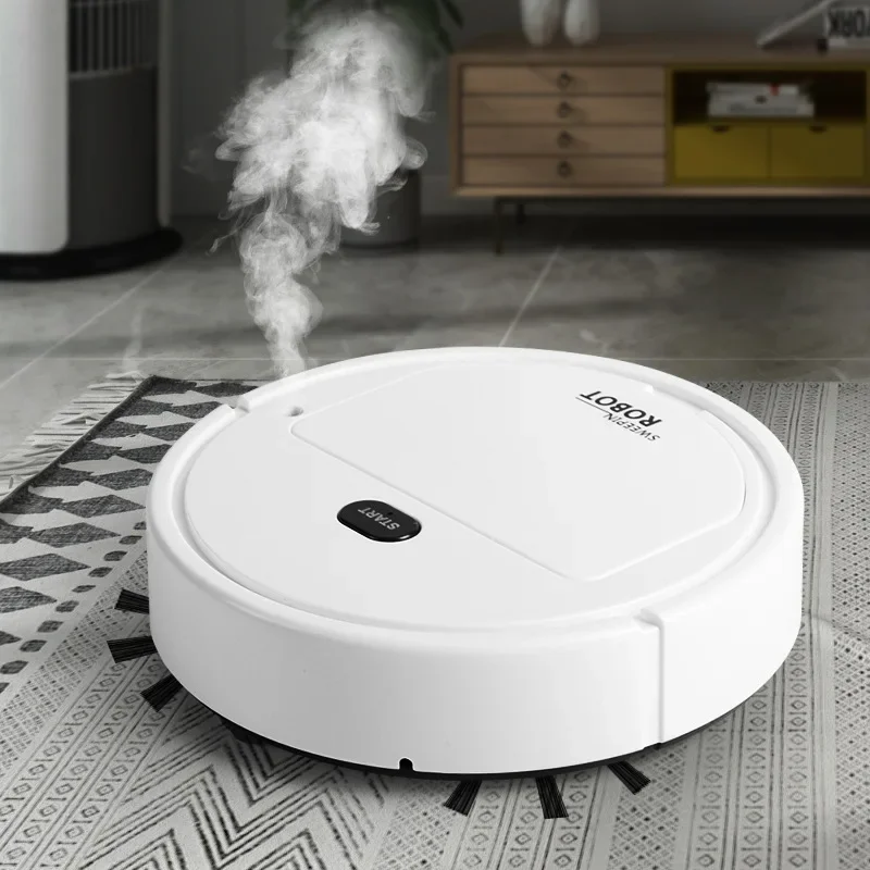 Robotic Vacuum Intelligent Low Noise Floor Sweeper Dust Catcher Carpet Cleaner