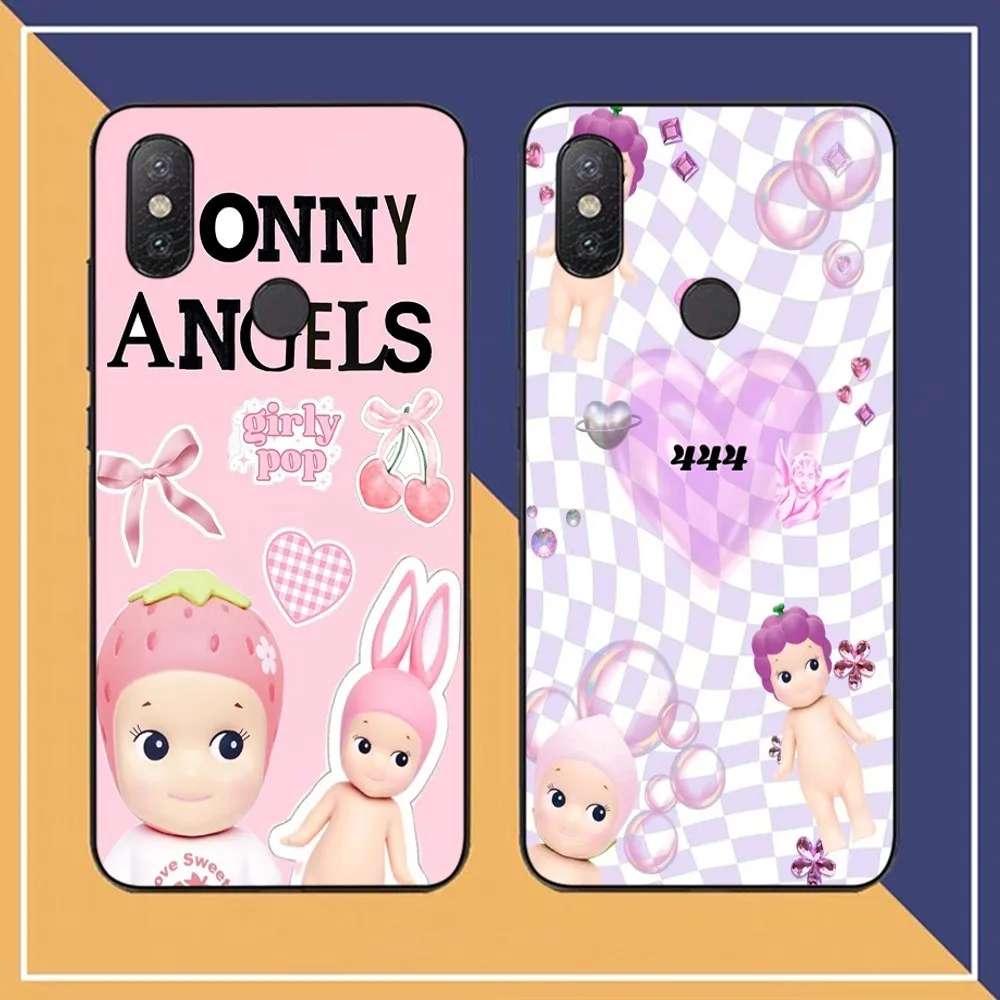 S-Sonny Angel Summer Fruits Phone Case For Redmi Note 4 X 5 A 6 7 8 T 9 9S 10 11 11S 11Epro Poco M3 pro