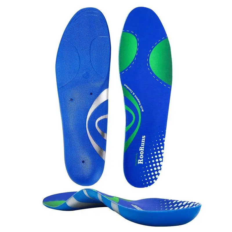 

Снимает боль в стопах и наслаждайтесь комфортом с помощью стельки RooRuns Arch-полиуретановые противоударные вставки для плоскостопия
