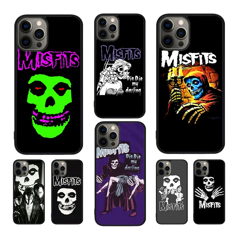 

The Misfits Glenn Danzig Phone Case For iPhone 16 15 14 11 12 13 mini Pro XR XS MAX Plus coque Cover Shell