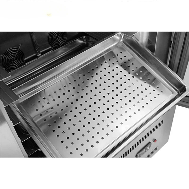 Commercial 1000-Liter Vertical Stainless Steel Deep Ice Freezer Cooling Refrigerator with Air Compressor 1900*940*2150mm