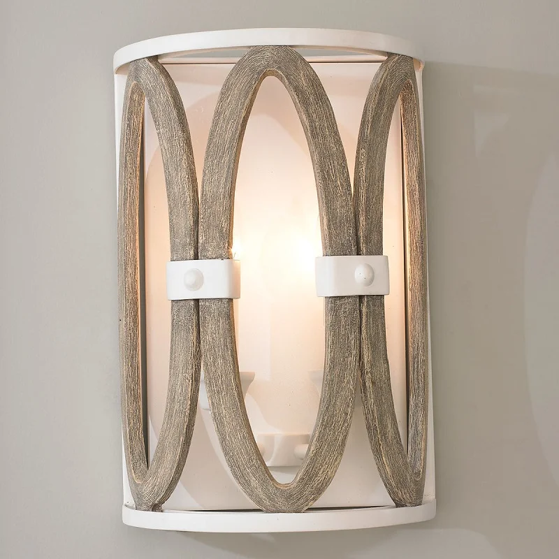 

Retro industrial lantern wall lamp, creative living room background wall lamp, aisle corridor designer American lamp