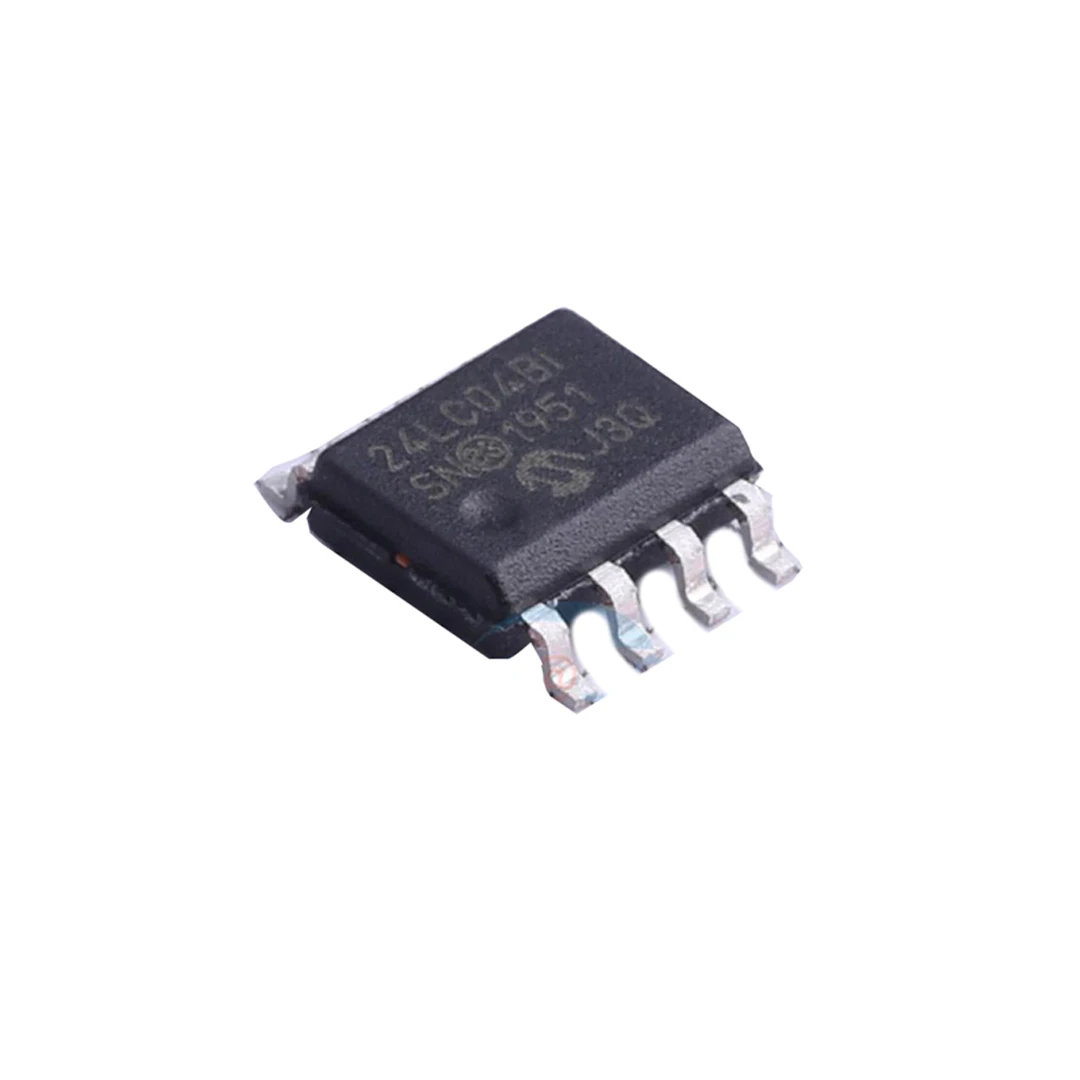 10pcs New 100% Original 24LC04BT-I/SN Integrated Circuits Operational Amplifier Single Chip Microcomputer SOIC-8