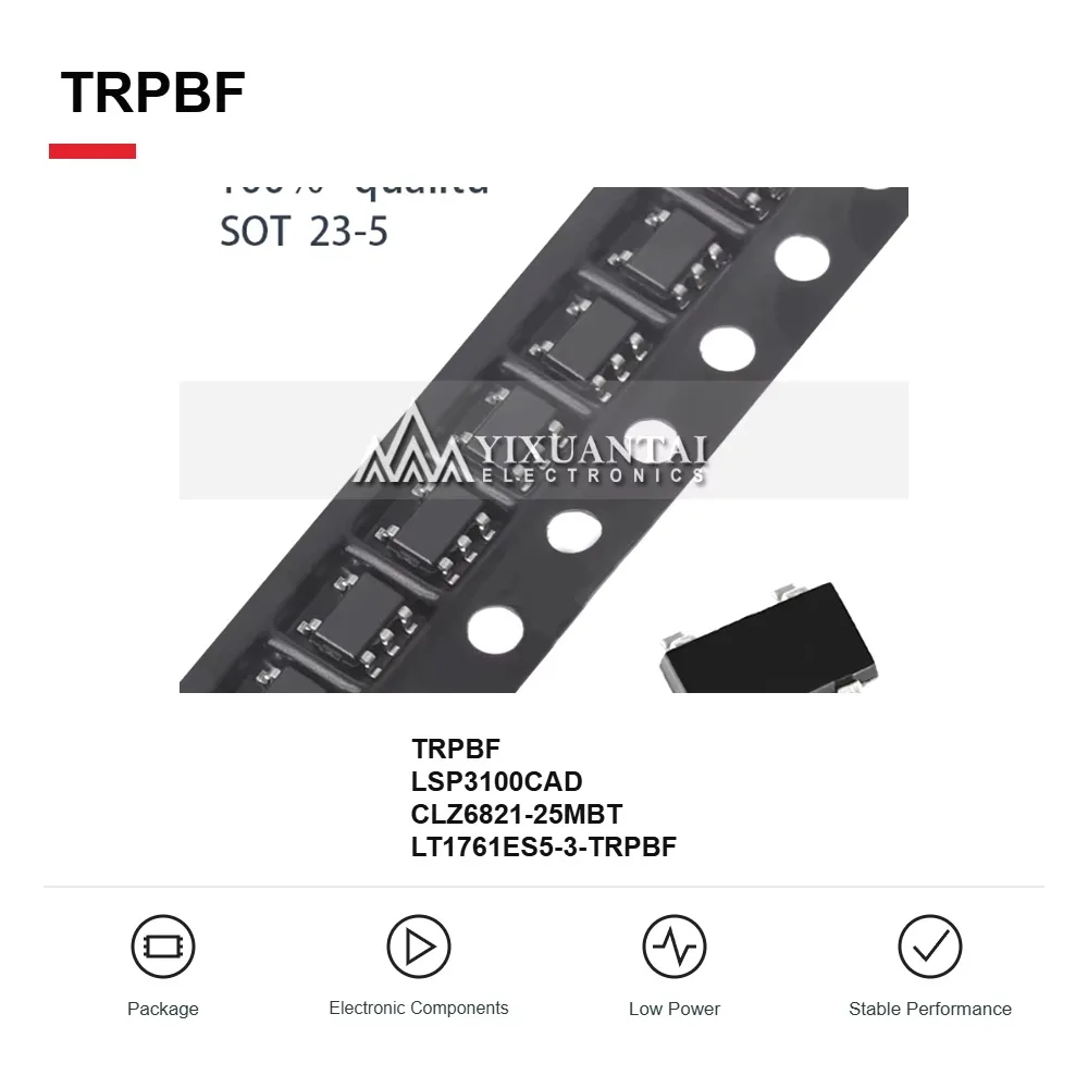LT1761ES5-3-TRPBF LSP3100CAD CLZ6821-25MBT Power Management IC SOT-23-5 10PCS