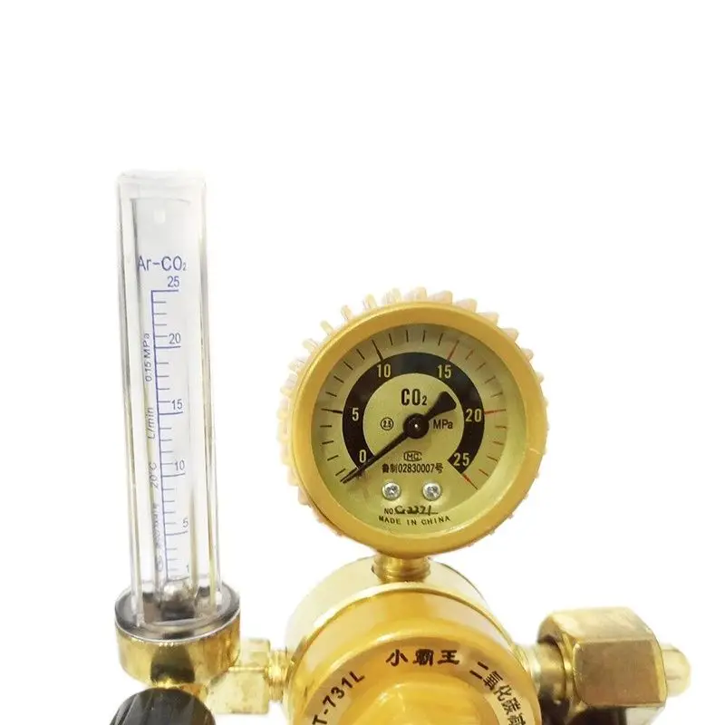 Electrical Heated Carbon Dioxide Meter Pressure Reducer, 36V 110V 220V, CO2 Pressure Regulator Valve Flow Meter Gauge редуктор