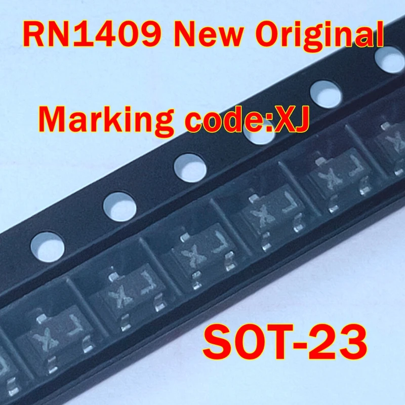 

10 to 1000Pcs New Original Rn1409 Sot-23 Marking Code:Xj Small Signal Bipolar Transistor