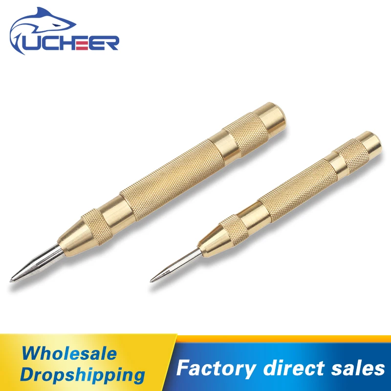 UCHEER 1pc posizionatore scalpello ad alta durezza materiale in acciaio ad alta velocità HSS punzone centrale automatico