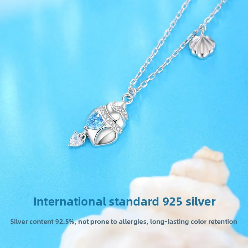 Clect Small Conch Collana Ragazze Catena di clavicole Accessori Regali