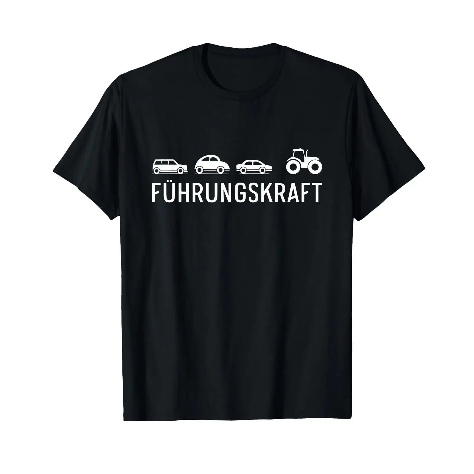 Men's Leadership Tractor Farmers T Shirt black s vintage Washed Soft streetwear Comfortable Stretched Top For Everyday Wear