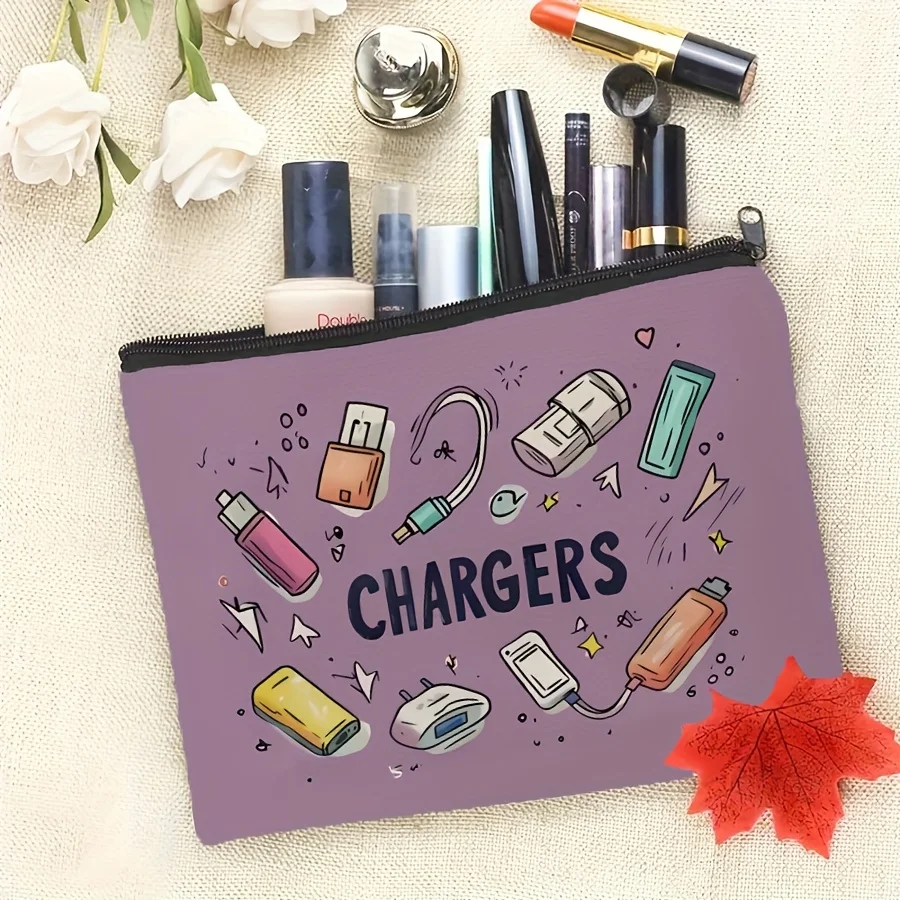 Charging Cable Organizer Bag Travel Portable Electronics Accessories Pouch Unisex Travel Charger Cable Storage Bags