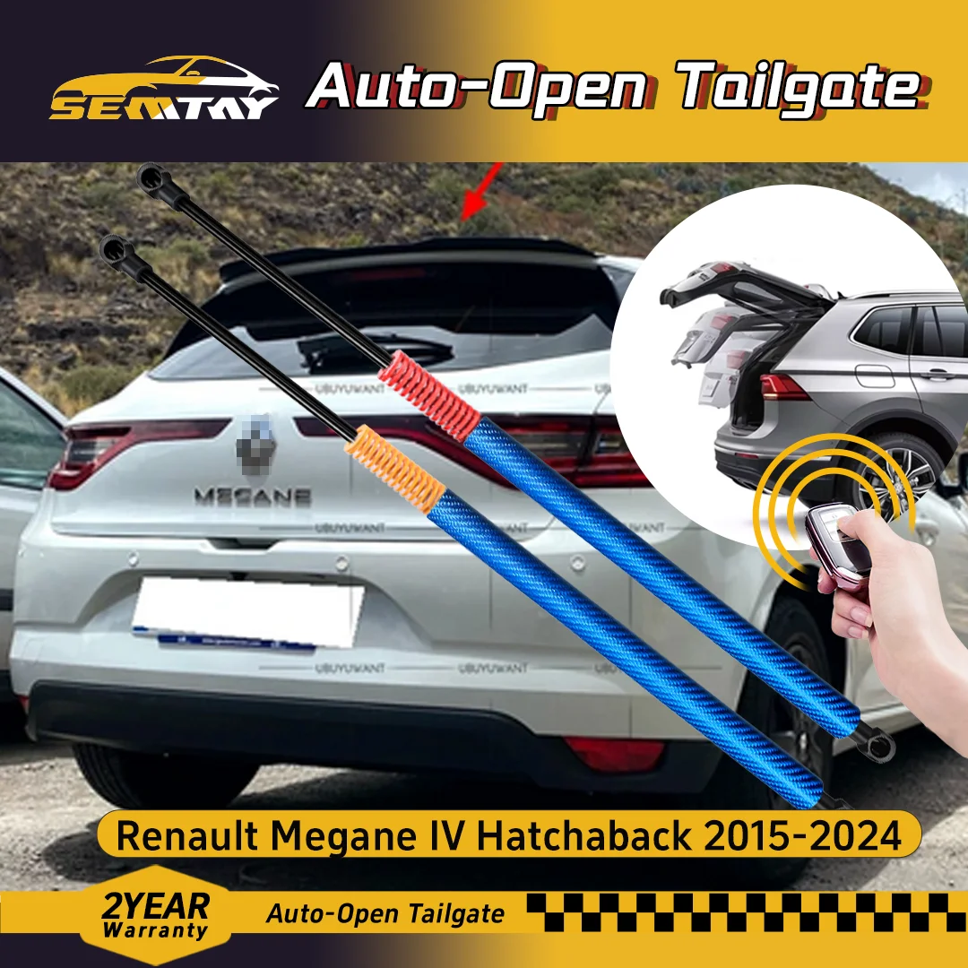 

SEMTAY Automatic Lifting Trunk Struts with Spring for Megane IV Hatchaback 2015-2024 Liftgate Rear Tailgate Boot Lift Supports