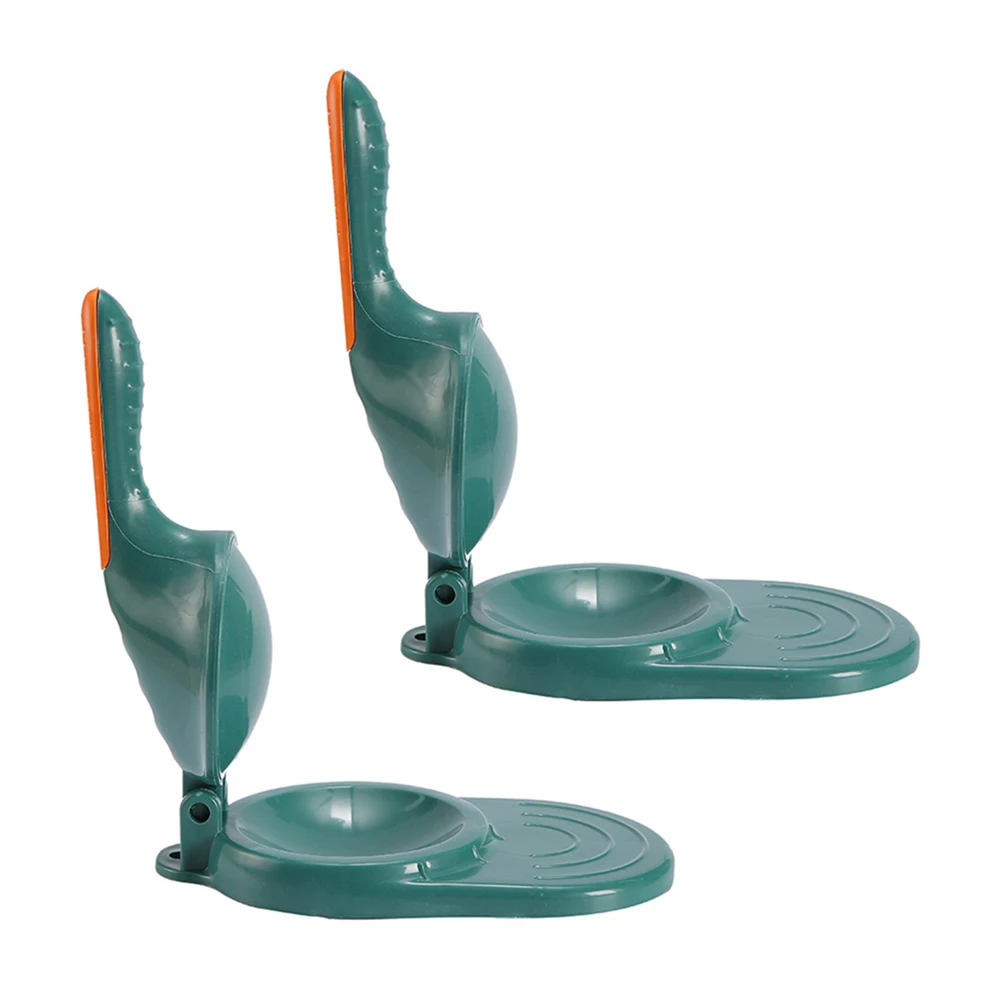 

2pcs Manual Maker Plastic Dumpling Skin Press Tool Sturdy Handle Kitchen Dough Presser For Dumpling Skin Mold Maker