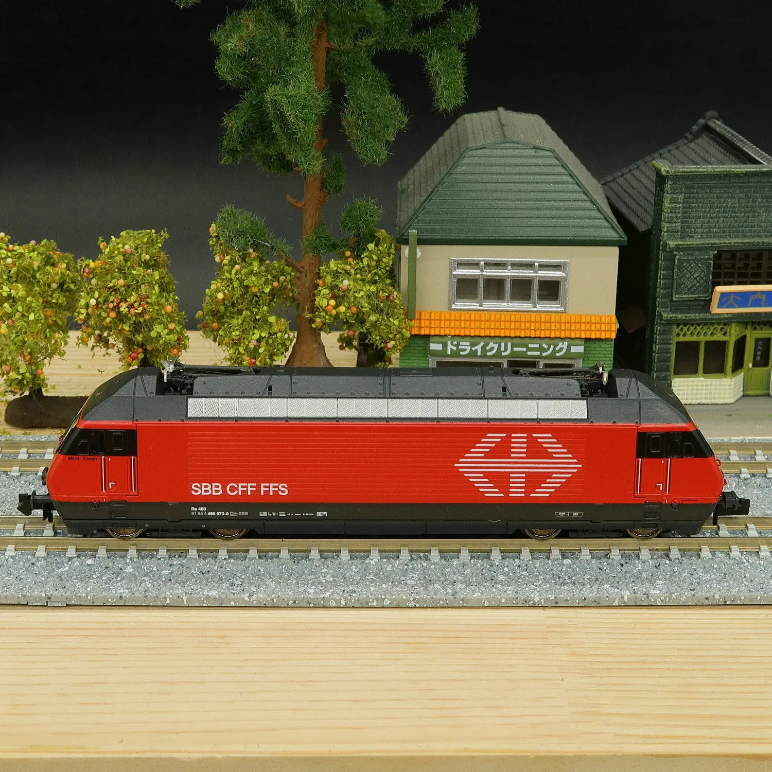 N Type 1/160 Train Model FLEISCHMANN 7570012 SBB RE460 Red Electric Locomotive Digital Sound Effect Rail Car Toy