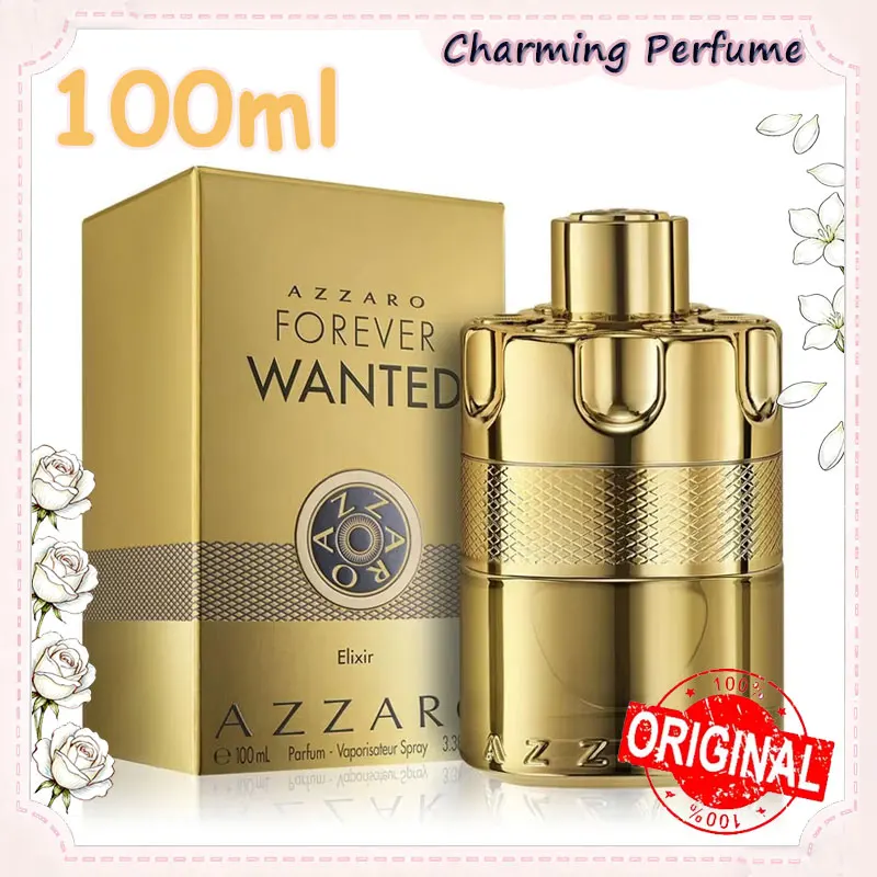 100 مل لـ Azzaro The Most Wanted Parfum Charm Eau De Parfum عطر مكثف حار وودي مغر للتاريخ عطر يدوم طويلاً