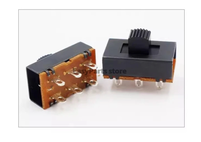SS-23E26 3-position 6-pin double-row vertical toggle switch, 3-speed 6-pin earless high-current power slide switch