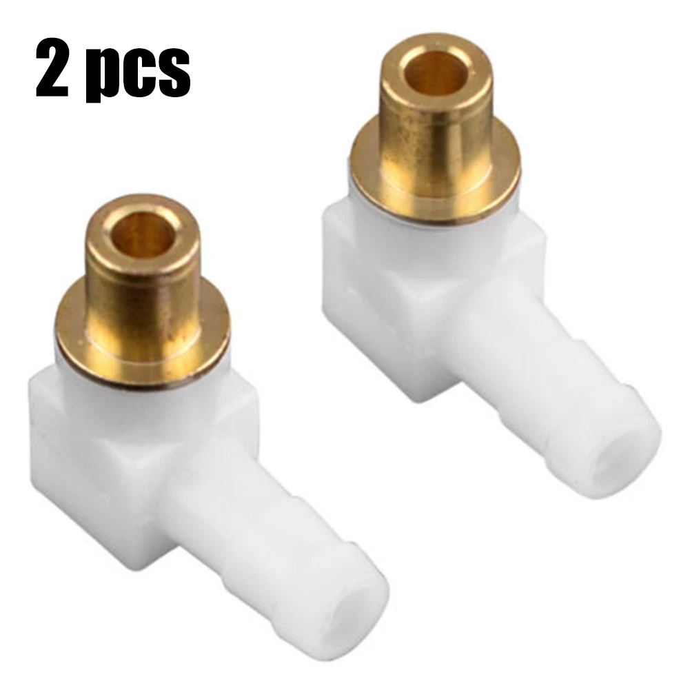 

2PCS Fuel Elbow Connector Hose For 1/4\" Line Replace 692317 493496 494451 Durable New Plastic Fuel Line Nipple