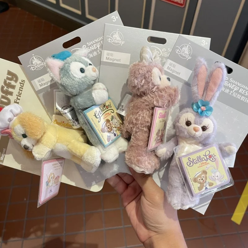 

Shanghai Disney Resort Duffy Friends Plush Fridge Magnet StellaLou Gelatoni ShellieMay CookieAnn Cute Decor For Home Disney Fans