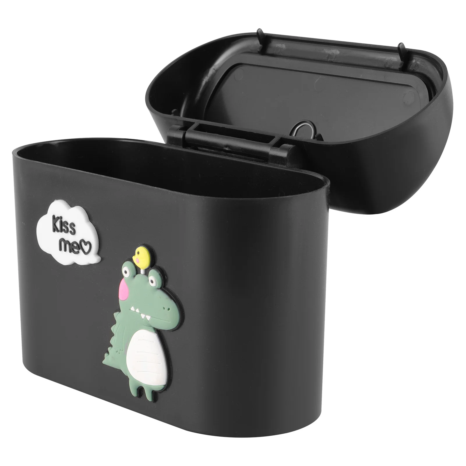 

1Pcs Car Hanging Trash Bin Portable Mini Vehicle Trash Can for Car Door Storage Box with Latch Design Easy to Install and Use