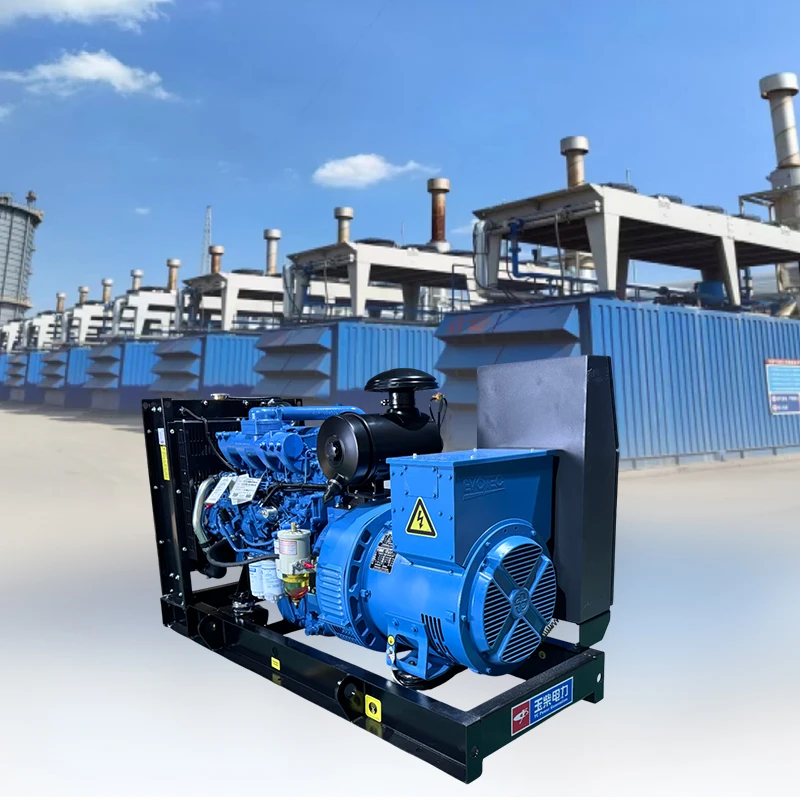 Customized High Efficiency Yuchai 50km Open Diesel Generator Set Industrial Backup Power Generator Set For Home Backup Use