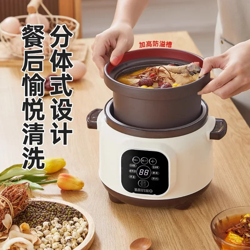110 فولت/220 فولت السيراميك النقي الكهربائية طباخ بطيء التلقائي أجهزة المطبخ المنزلية تايوان صنع الولايات المتحدة الأمريكية تصدير