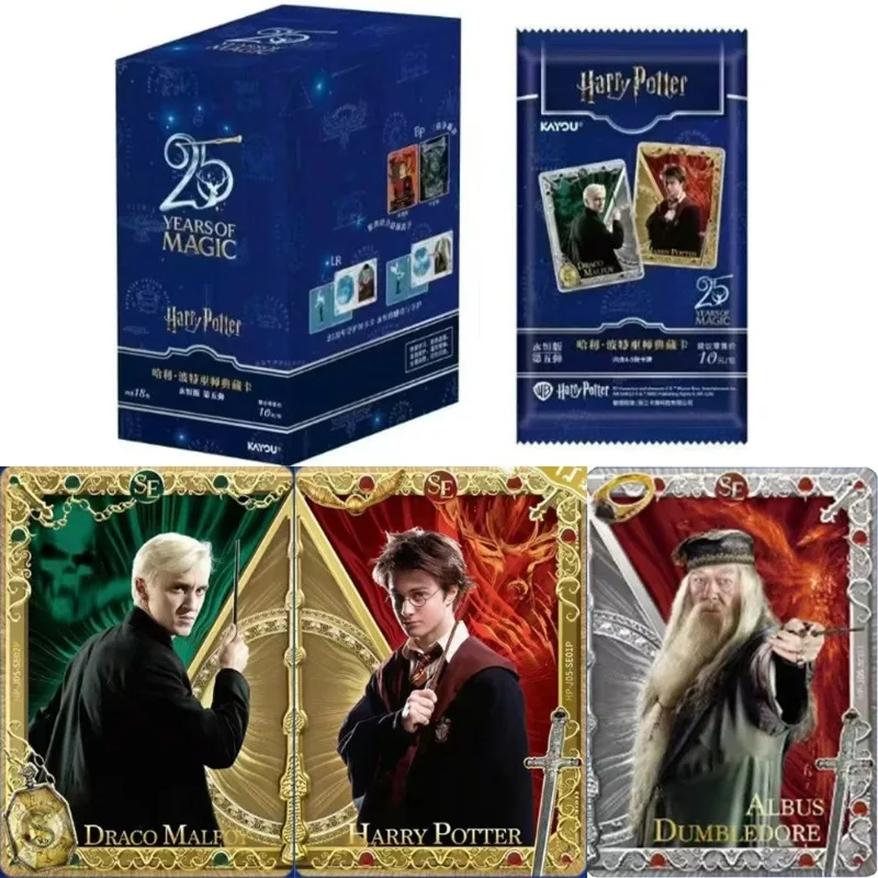 Tarjetas Coleccionables Originales KAYOU de Harry Potter, Edición Mágica Eterna, Reliquias de la Muerte, Duelo Fatal, Regalos y Juguetes