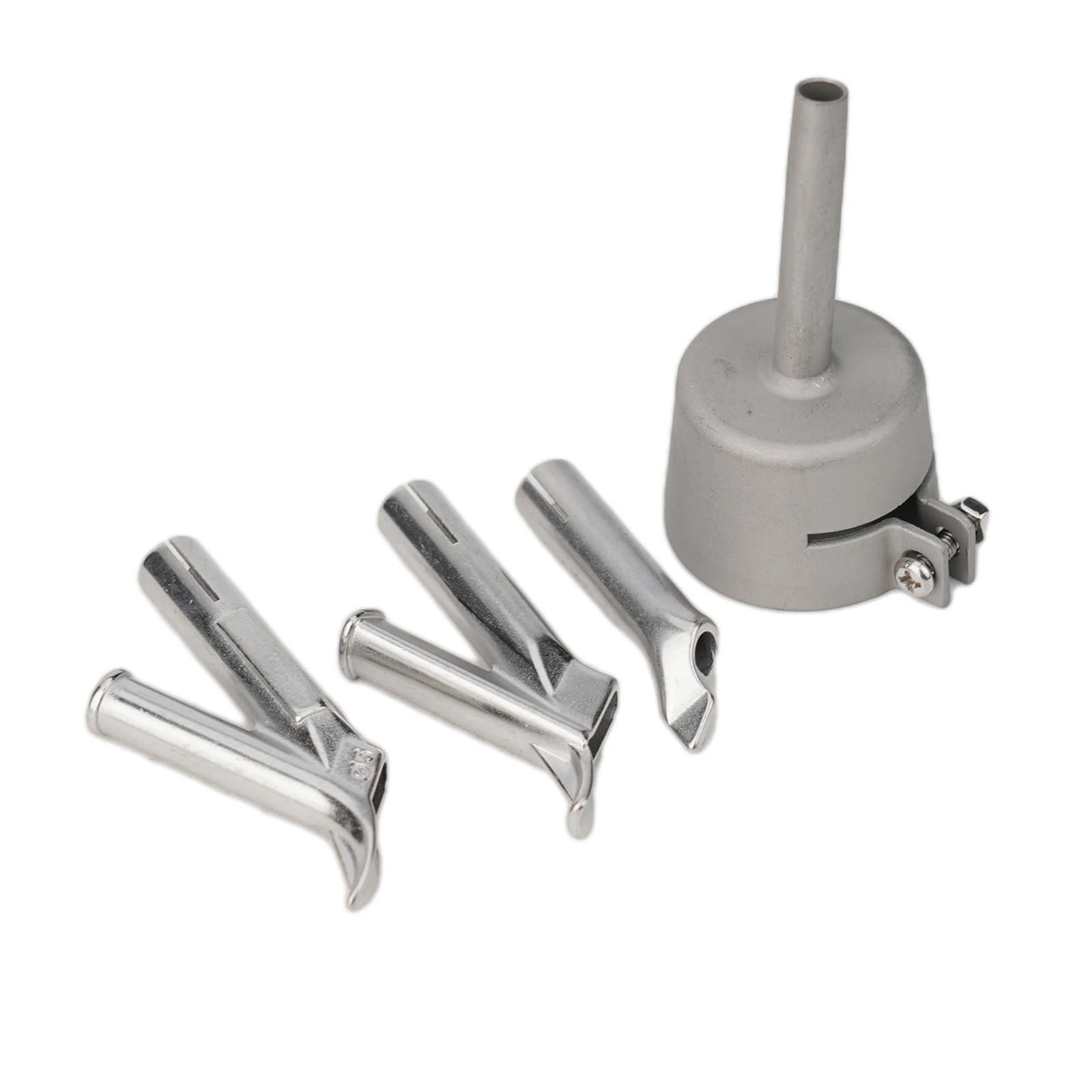 4pcs Triangle Welding Nozzle Set for Hot Air Blower 5mm Standard 7 5mm Round 7 5mm Triangular & Tacking Tips for PVC Projects