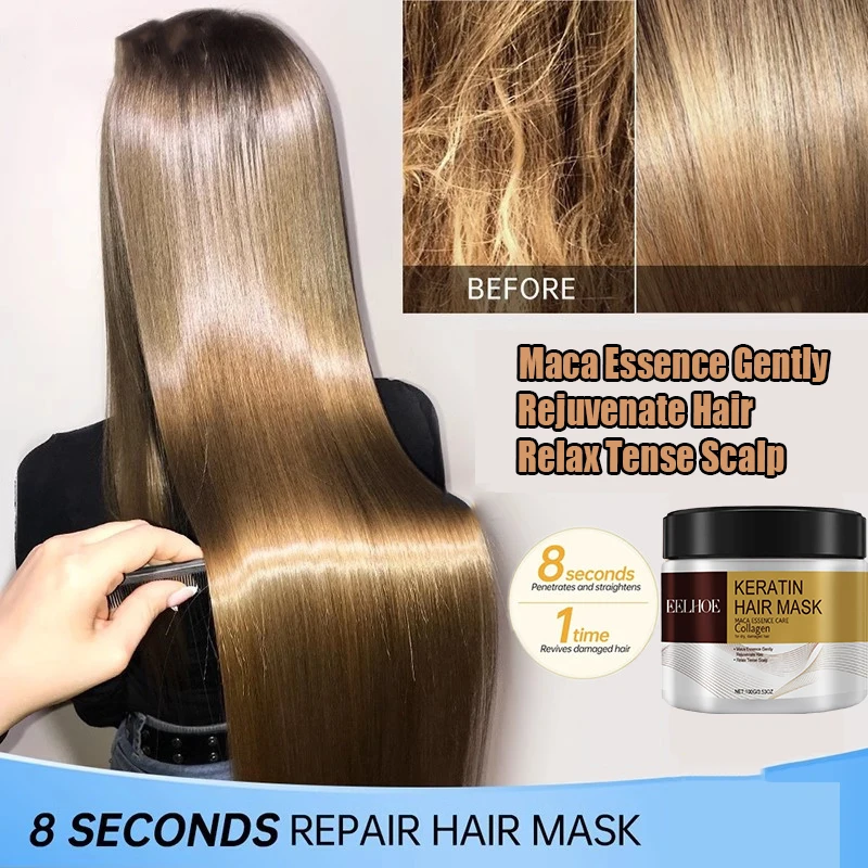 

Deep Repair Moisturizing Hair Mask Deep Moisturizing Repair Damaged Hair Drying, Splitting, Knotting Hair Mask