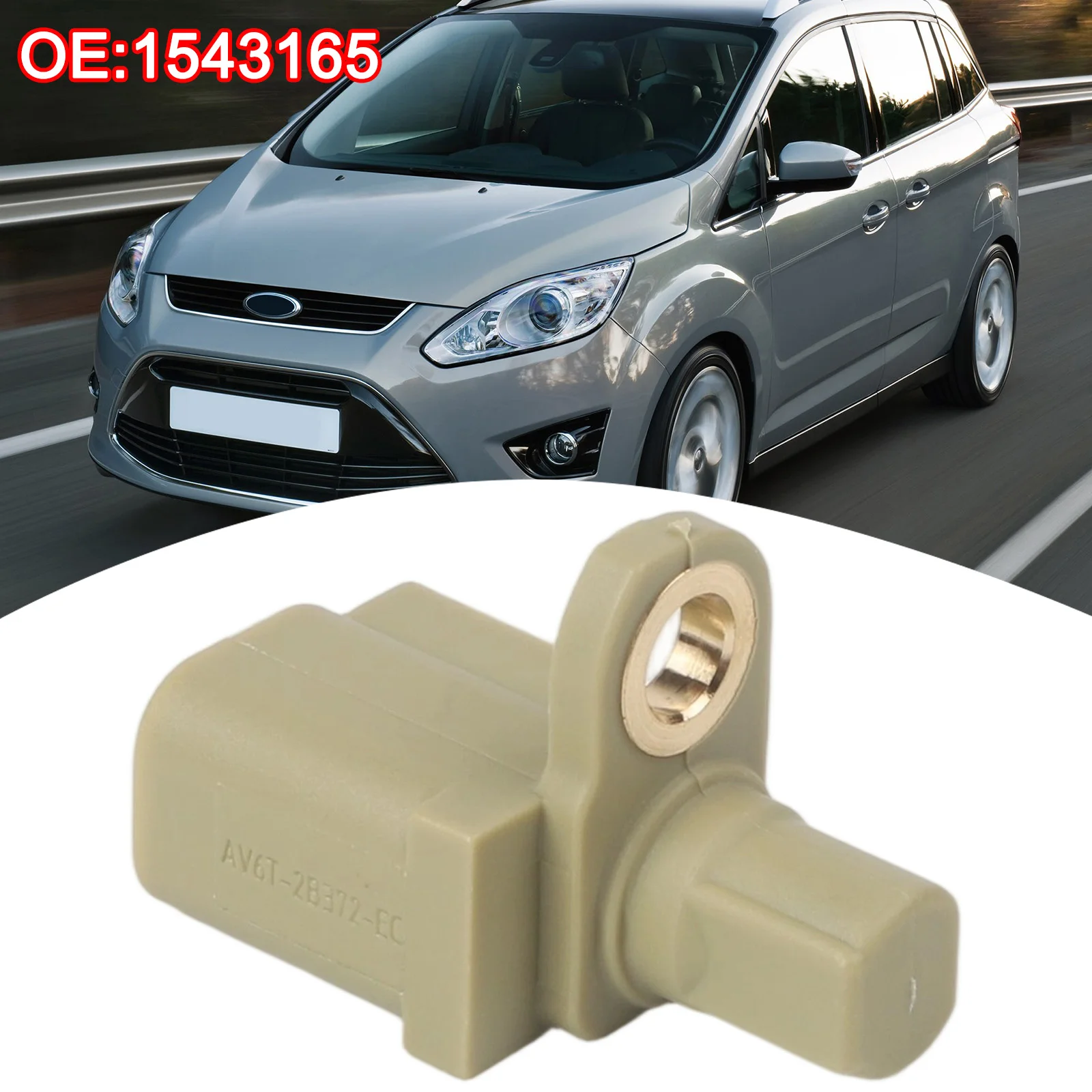 For C-MAX For Focus ABS Speed Sensor Rear ABS Speed Sensor As Shown In The Figure Crafted From High-Quality Materials
