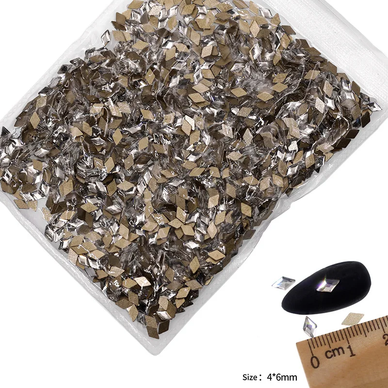 VDD P541-P580 Großhandel 1440 Stück Glas-Kristall-Strass mit flacher Rückseite, Glitzerstein in verschiedenen Formen für DIY-Bastelarbeiten, Nagelkunst und Dekoration – Detail 36
