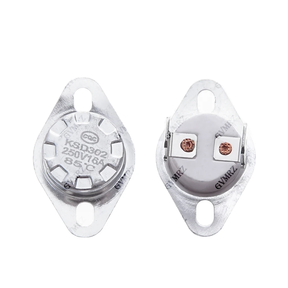 1PCS KSD302 16A 250V 40 ~ 150 Degree Ceramic KSD301 Normally Closed / Open Thermostat 40C open Temperature Switch 45C 50C 55C