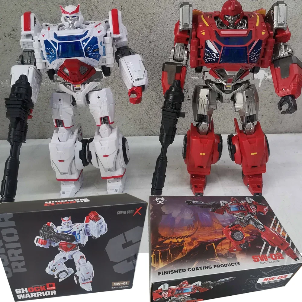 

IN STOCK Transformation Ratchet SW01 SS82 Ironhide SW02 SS84 Movie Series Action Alloy Figure Robot Deformation Model Toys