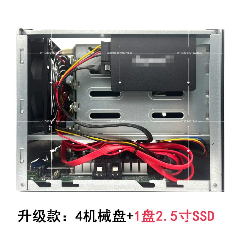 NAS 4-bay Hot-swappable Private Cloud Home Theater ITX Chassis