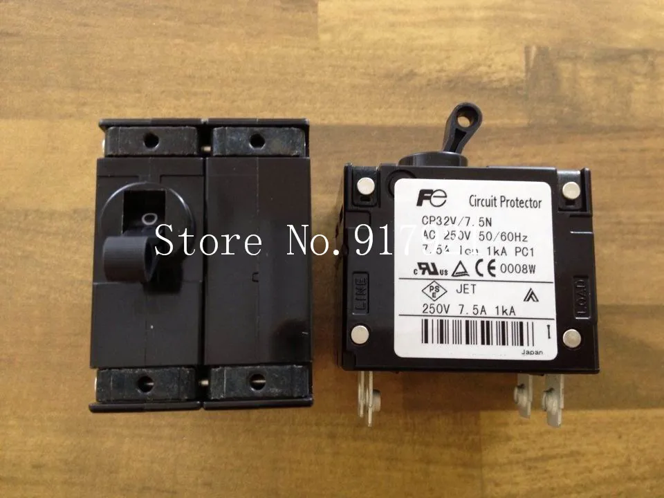 [ZOB] Fuji CP32V/7.5N single handle equipment circuit breaker CP32-1S7P5N2 250V7.5A genuine original  --5pcs/lot