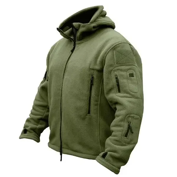 Winter Thickening Tactical Men\'s Jacket Combat Jacket Military Fleece Outdoor Sports Hiking Polar Jacket