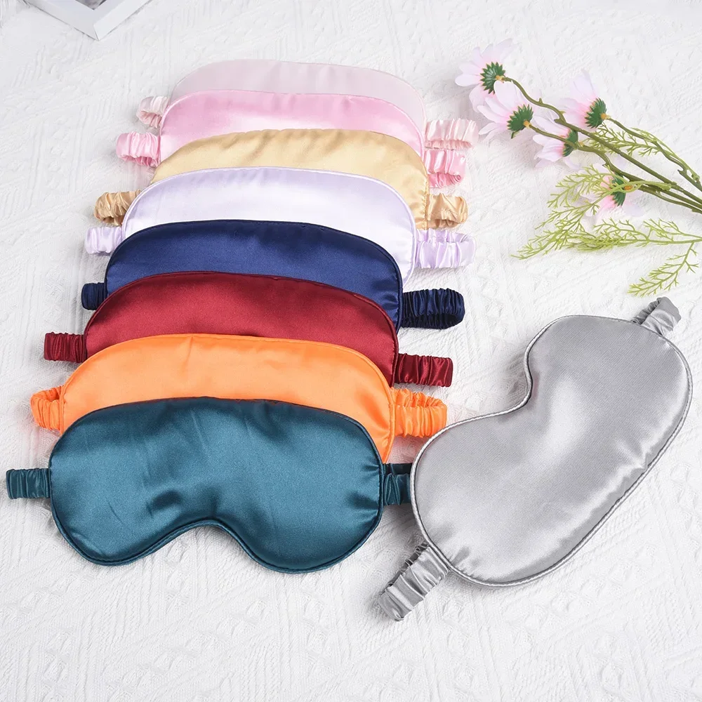 Professional Sleep Mask for Office Nap Total Blackout Eye Cover with Breathable Fabric and Adjustable Strap for Travel Home Use