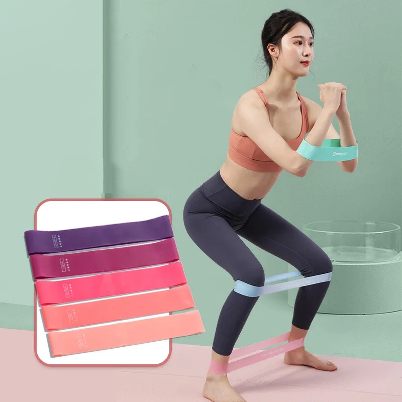 Elastic Fitness Resistance Bands, Suitable for Home, Yoga, Pilates, Crossfit, Workout Equipment, 5 Different Levels, Sport