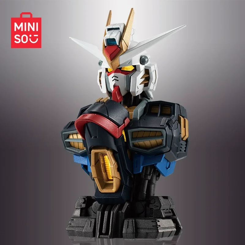 Bandai Authentic Gundam Head Statue Model Display Item Vol 2 Assault On Freedom Collectible Toy Figure Action Model Blind Box