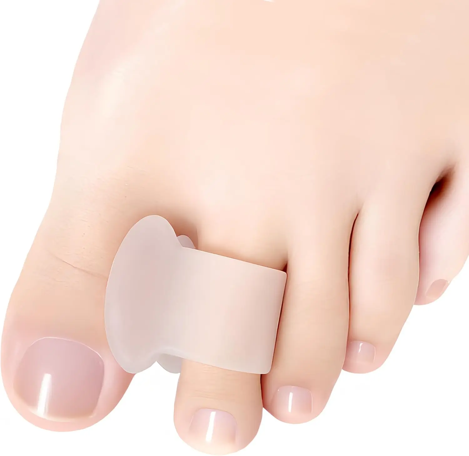 

12-Pack Gel Toe Spacers for Women & Men, Bunion Corrector, Overlapping Toes Alignment