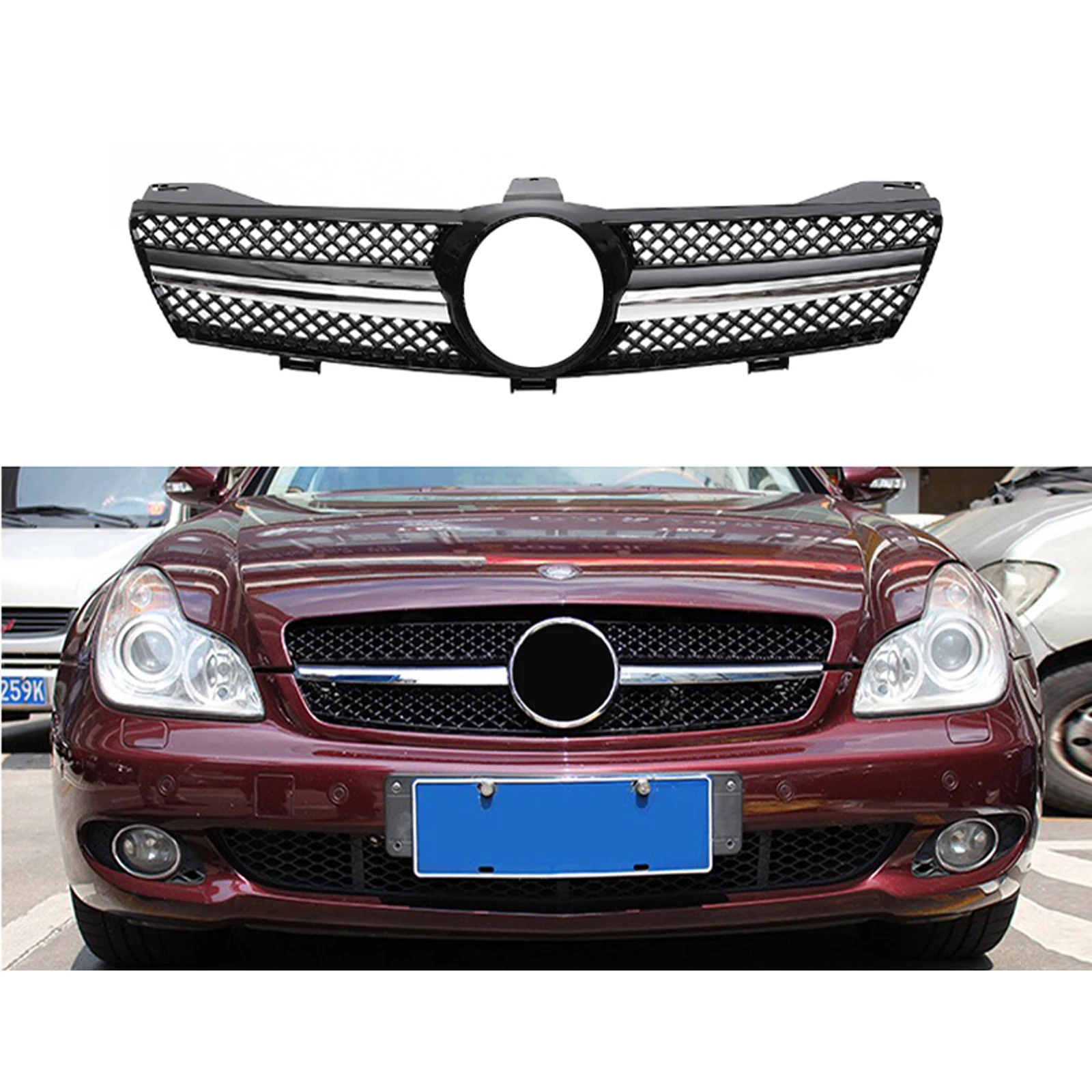 Front Grill for CLS Class W219 Grille 2005-08  W219 Grill CLS300 CLS350 CLS500