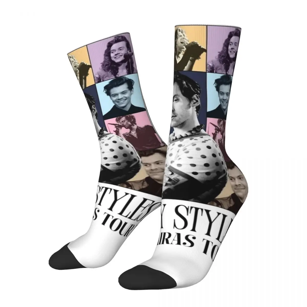 

Autumn Winter Funny Women Men Harrys Styled Eras Tour Socks Non-slip Crew Socks