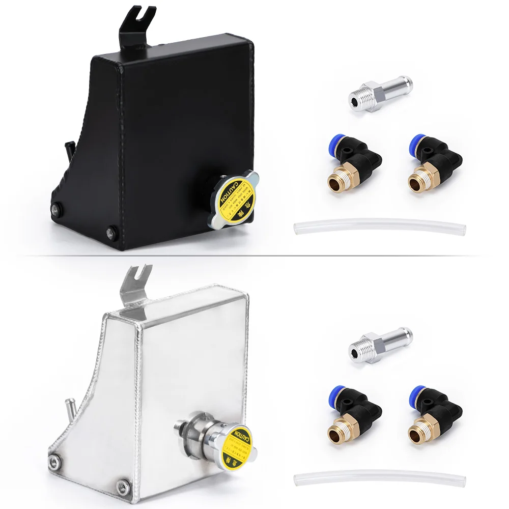 VR - 240SX S13 SR20DET KA24DE KA24E KA24 Aluminum Coolant Overflow Tank Reservoir Kit For Nissan (Fits: 240SX) VR-TK47