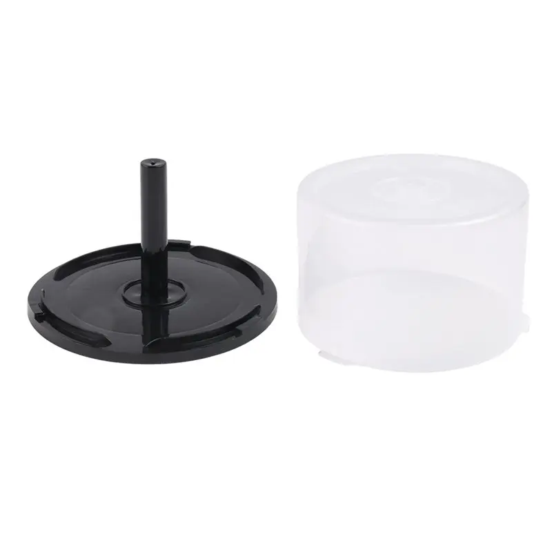 Clear Plastic DVD Holder Compact Disk Organizer 1Pc Large Capacity CD/DVD Storage Container Space-Saving Design
