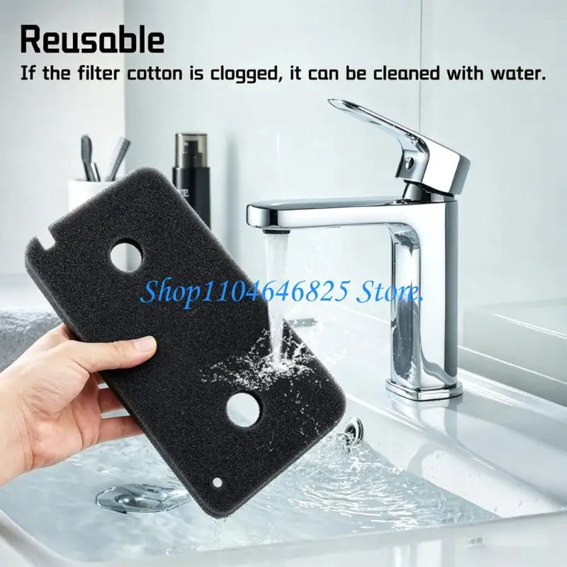 2/4Pcs Black Air Vent Filter Mats Suitable With Multiple Models Lint Trap